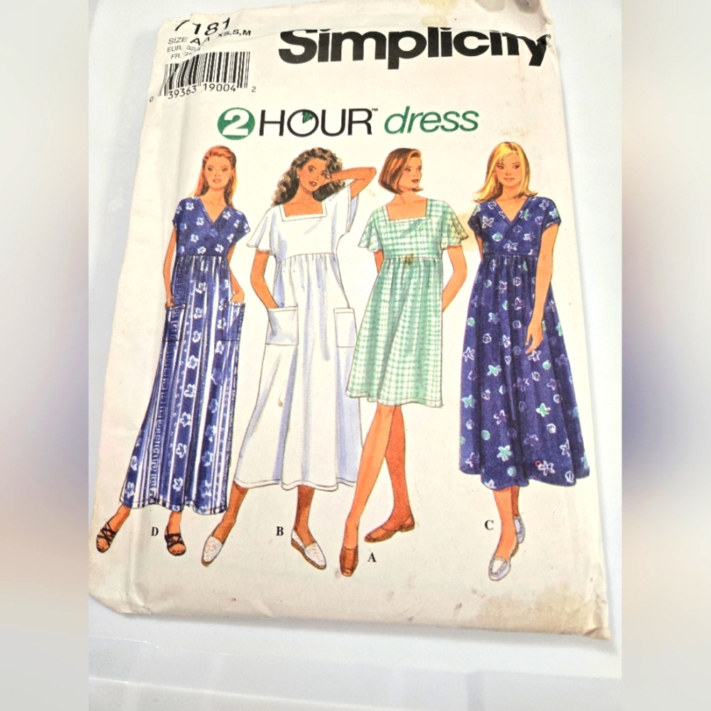 Simplicity Women's Blue Dress XS-M